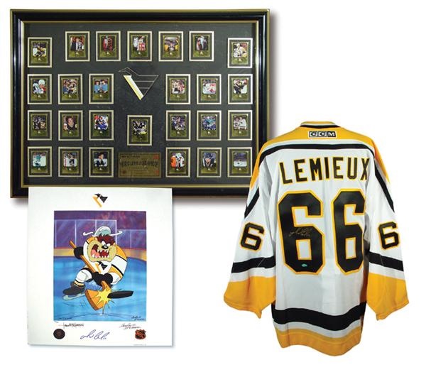 Hockey Memorabilia - Mario Lemieux Autograph Collection (3)