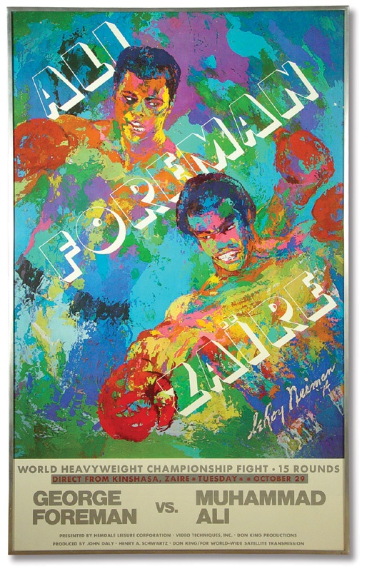 1974 Muhammad Ali vs. George Foreman Zaire Poster (24x38”)