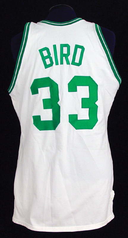 - Mid 1980's Larry Bird Game Worn Knit Jersey