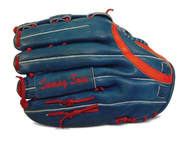 Circa 2001 Sammy Sosa Game Used Glove