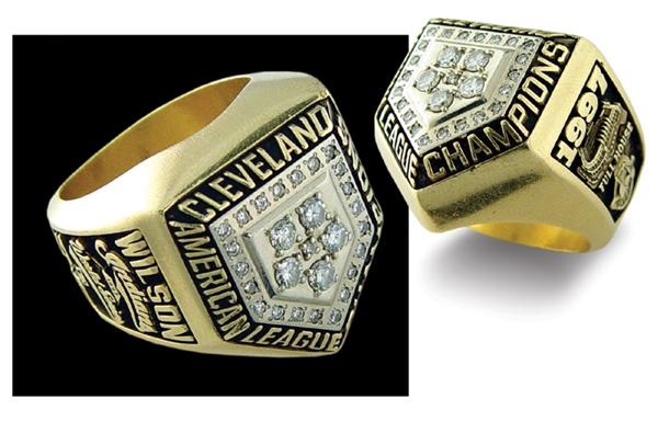 Cleveland Indians - 1997 Enrique Wilson World Series Ring