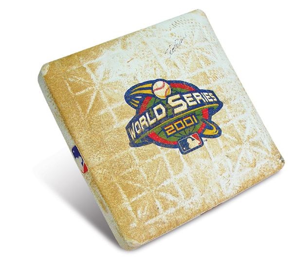 NY Yankees, Giants & Mets - 2001 World Series Game 4 Used Third Base
