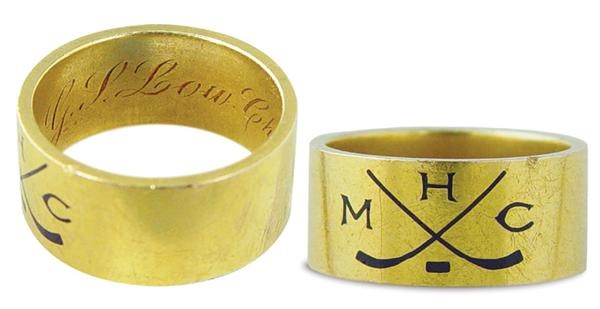 - 1893 Montreal AAA Stanley Cup Ring - The First Stanley Cup!