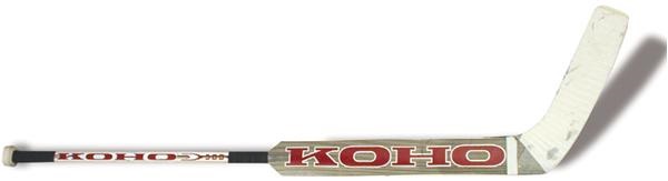 2002 Patrick Roy Game Used Koho Stick