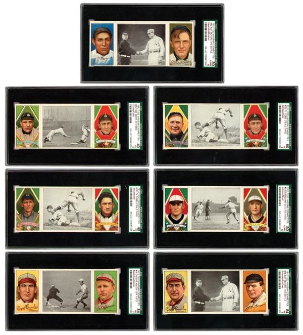 Baseball and Trading Cards - T202 Triple Folders Partial Set (86)