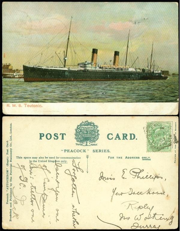 Historical - The Titanic Radio Operator Postcard (3.5x5.5")