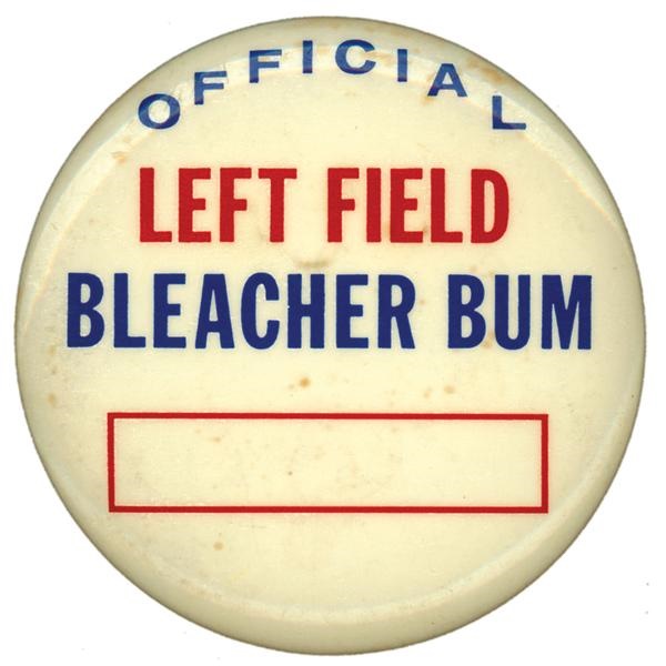 - Brooklyn Dodgers Bleacher Bum Pin
