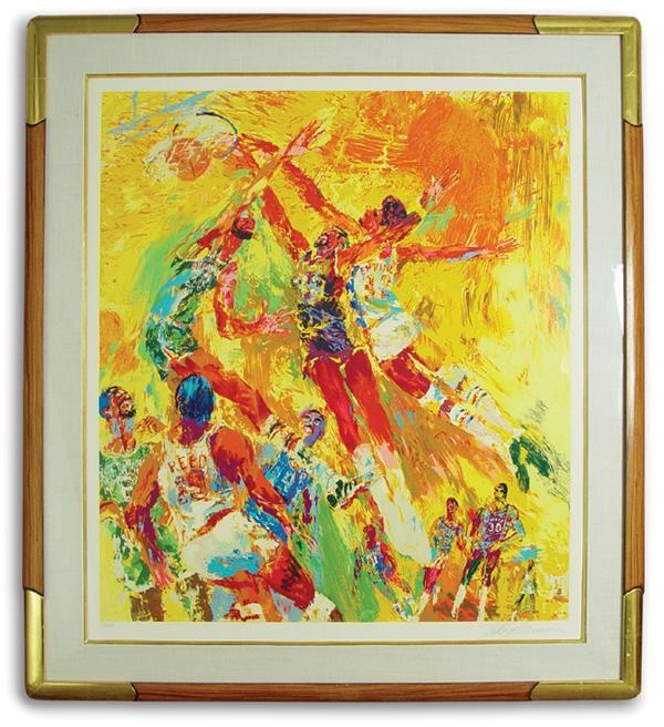 1977 LeRoy Neiman NBA All-Star Game Signed Serigraph (29x34")