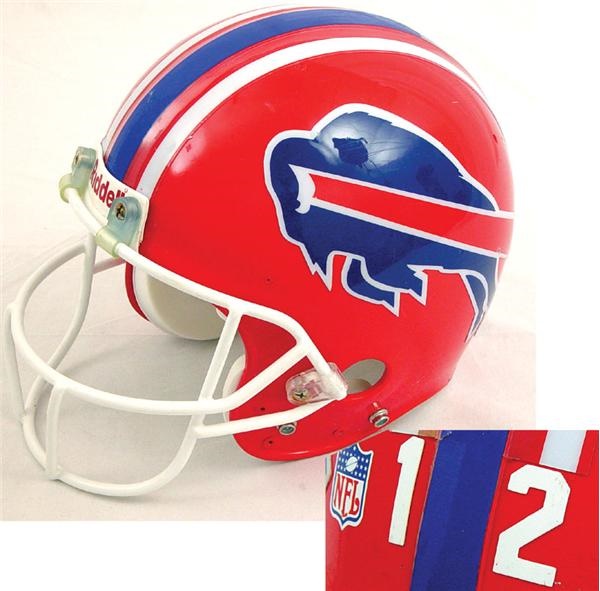 Football - 1992-93 Jim Kelly Game Worn Helmet