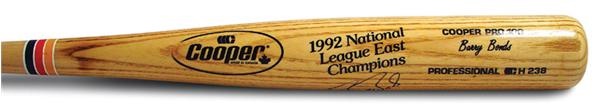 - 1992 Barry Bonds Autographed NLCS Bat (33.5”)