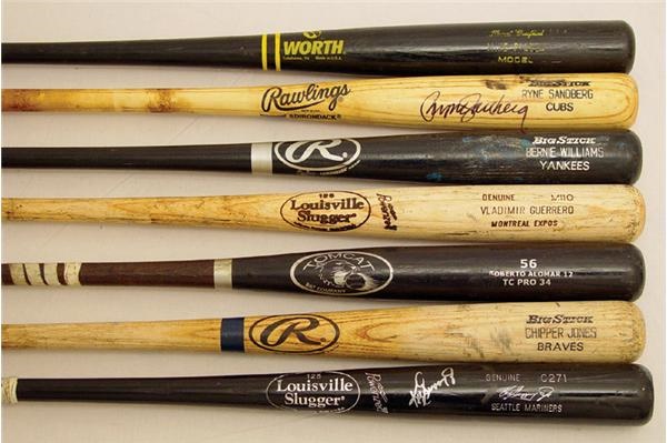 Bats - Future Hall of Famers Game Used Bat Collection (7)