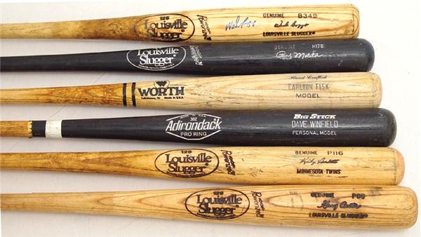Bats - Hall of Famers Game-Used Bat Collection (6)