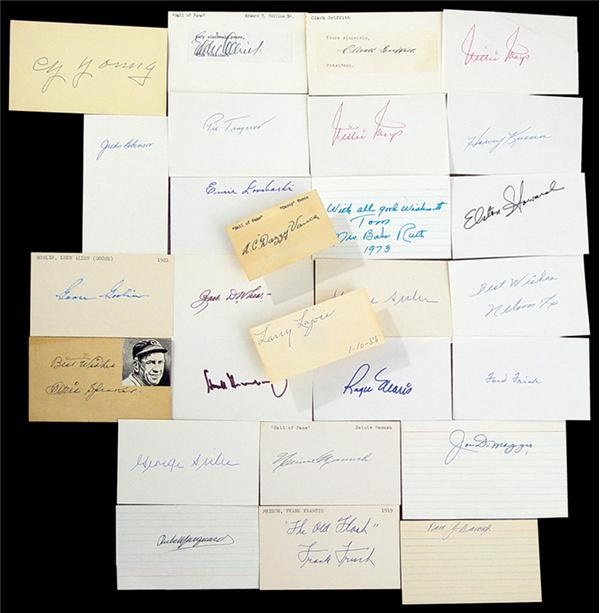 Baseball Autographs - Baseball’s Best Signature Collection (1,150+)