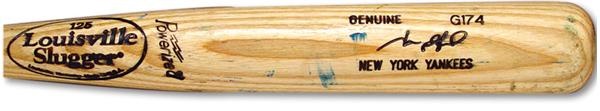 2002 Jason Giambi Game Used Bat (33.75")