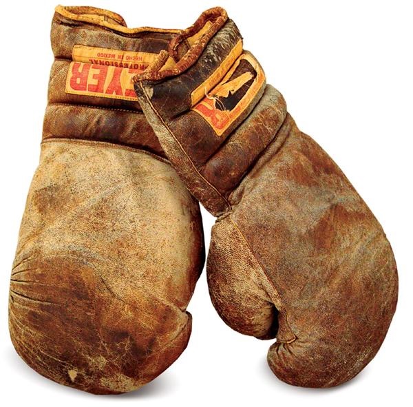 Muhammad Ali & Boxing - Rocky Marciano Sparring Gloves