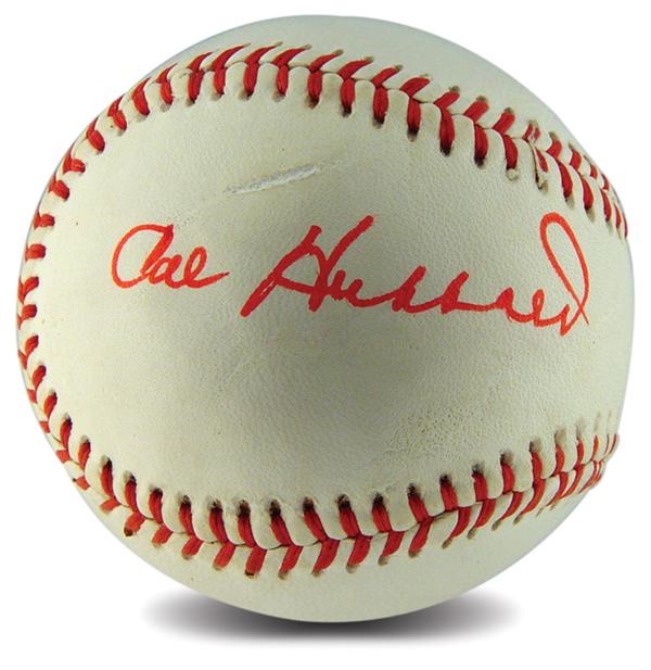 - Cal Hubbard Single Signed Baseball