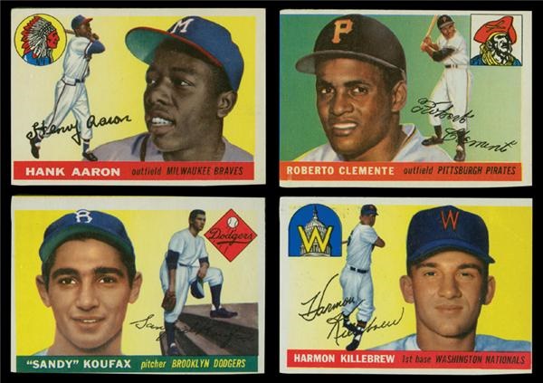 Baseball and Trading Cards - 1955 Topps Baseball Complete Set EX