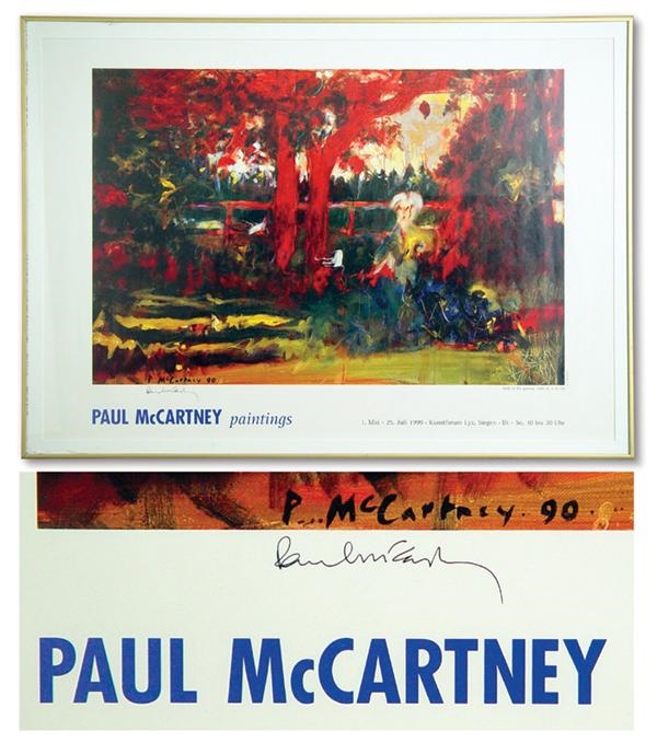 The Beatles - Paul McCartney Signed Print (23x33")