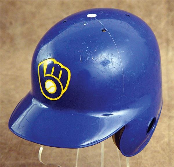 Baseball Equipment - 1980’s Paul Molitor Game Worn Batting Helmet
