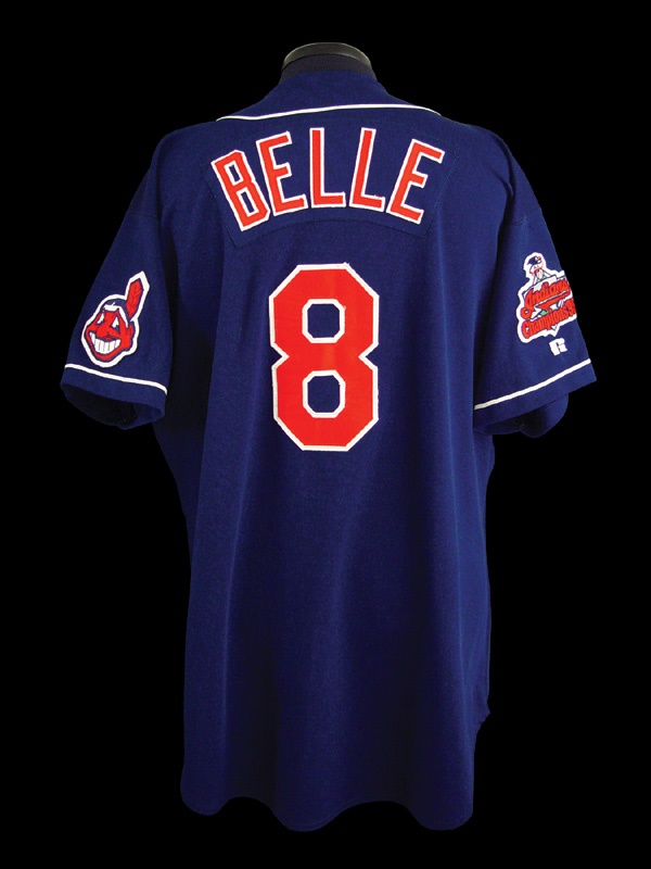 Cleveland Indians - 1996 Albert Belle Game Worn Jersey