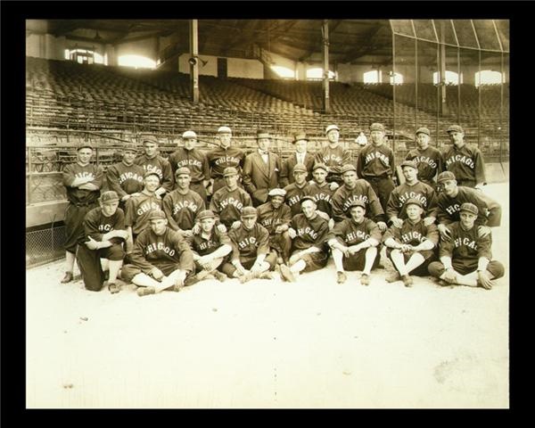 - 1915 Chicago White Sox Team Photo with Joe Jackson (8x10”)