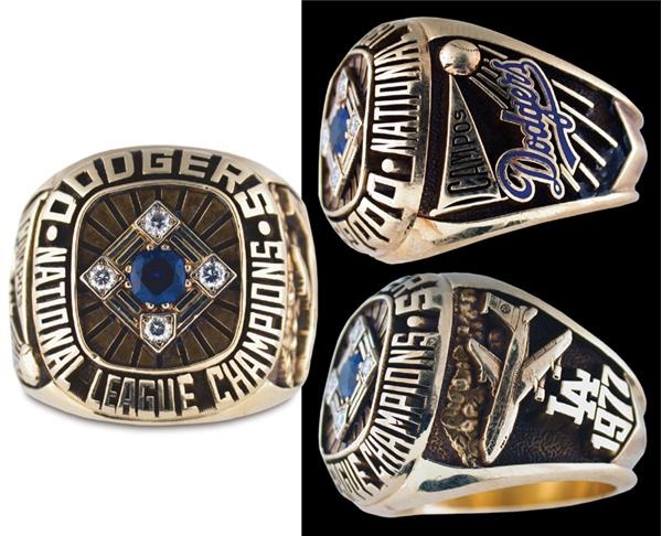 Jackie Robinson & Brooklyn Dodgers - 1977 Los Angeles Dodgers National League Championship Ring