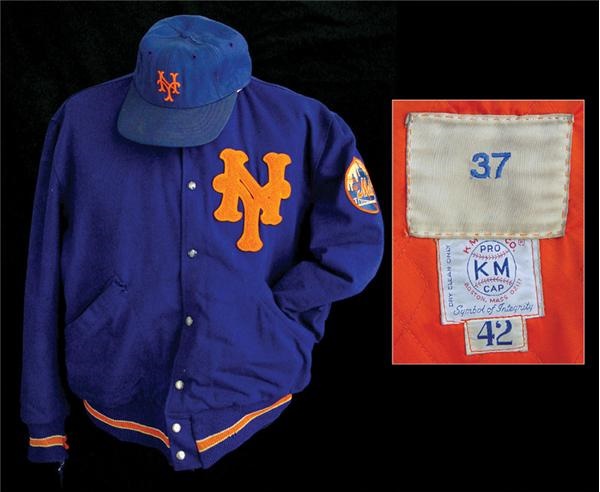 New York Mets - 1962 Casey Stengel Game Worn Jacket and Cap