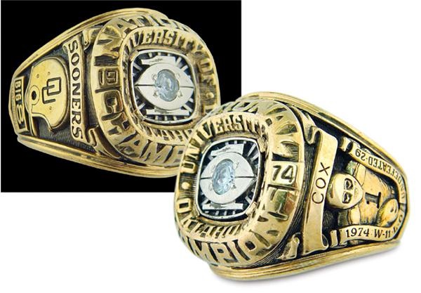 1974 Oklahoma Sooners National Championship Ring