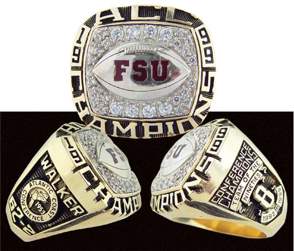 1999 Florida State University ACC Championship Ring