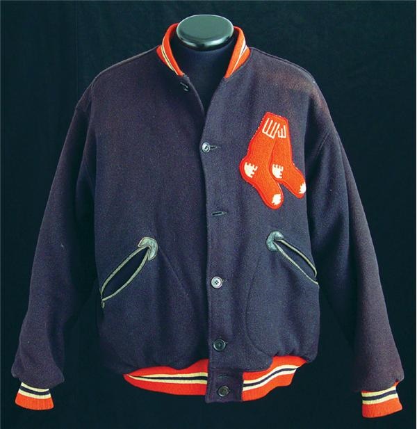Boston Sports - Johnny Pesky’s 1946 Boston Red Sox Warm-up Jacket