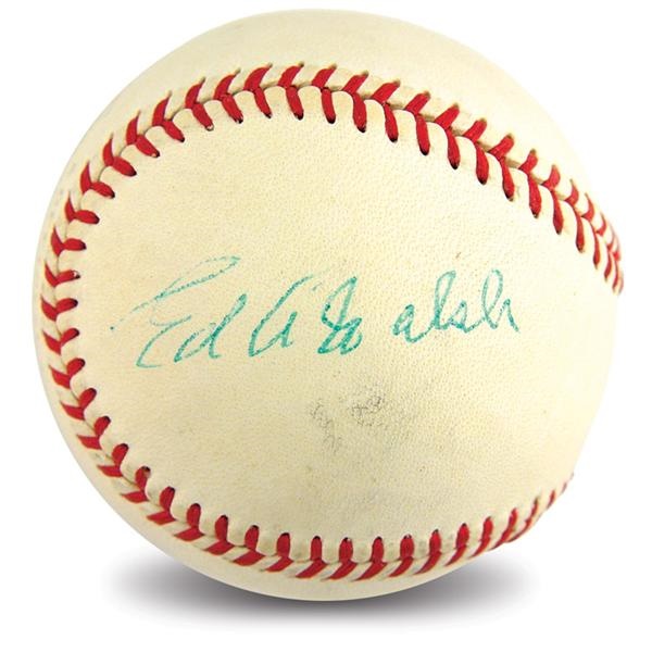 - Ed Walsh Single Signed Baseball