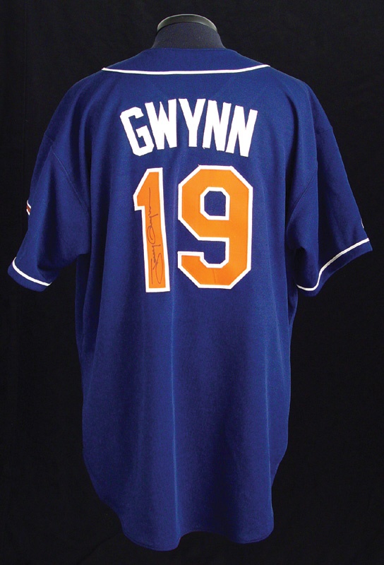 Baseball Jerseys - Tony Gwynn Autographed Game Used Jersey