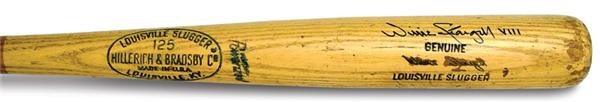 Bats - 1969-72 Willie Stargell Autographed Game Used Bat (36")