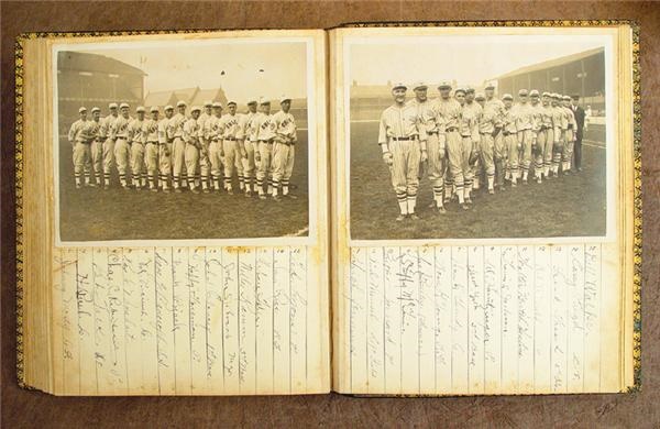 1924 Baseball Tour of England Autograph Album