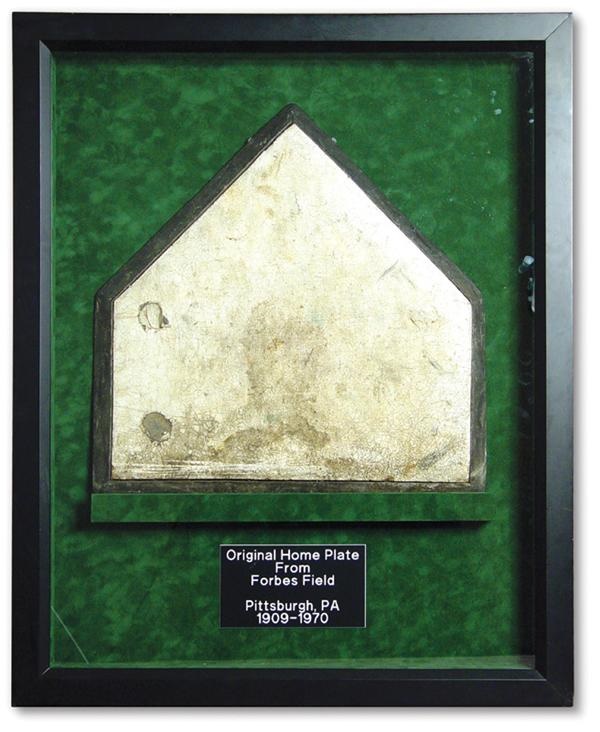 Clemente and Pittsburgh Pirates - Home Plate From Forbes Field