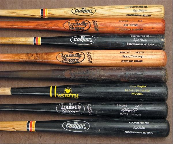Baseball Greats Game Used Bat Collection (8)