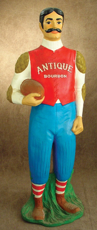 Football - 1950’s Antique Bourbon Advertising Figure (45”)