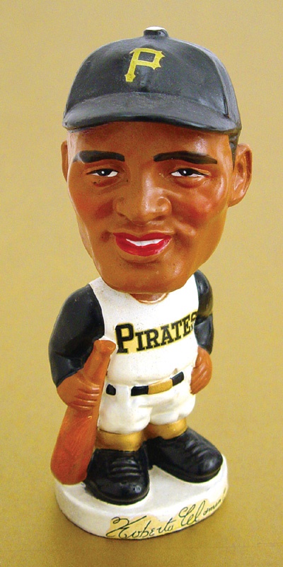 Clemente and Pittsburgh Pirates - Roberto Clemente Bobbin' Head (7" tall)