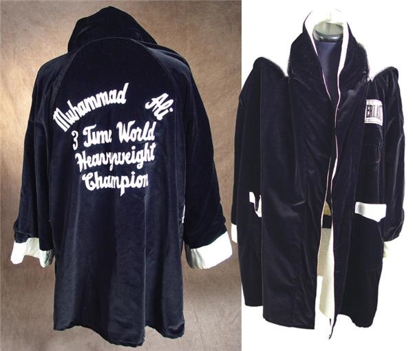 - Muhammad Ali 1981 "3-Time Champion" Worn Robe