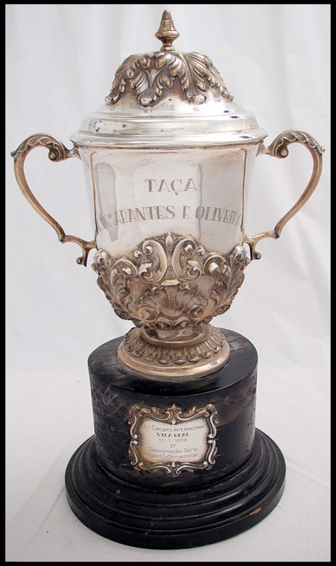 Important 1958 Grand Prix Sterling Silver Racing Trophy