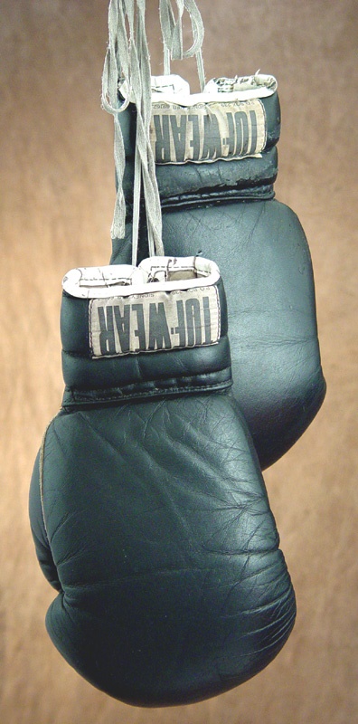 - Circa 1974 Muhammad Ali Worn Training Gloves