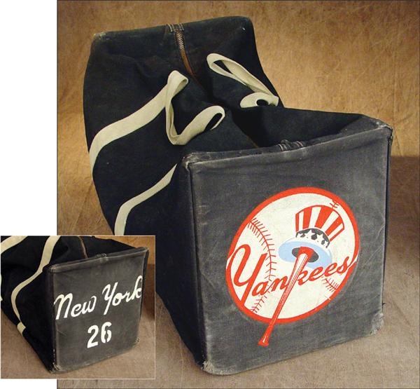 NY Yankees, Giants & Mets - Early 1960’s Ryne Duren Equipment Bag