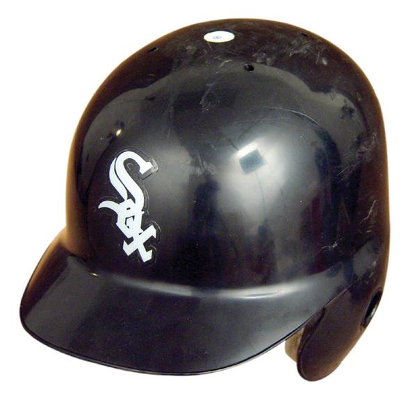 Baseball Equipment - 2002 Magglio Ordonez Game Worn Helmet