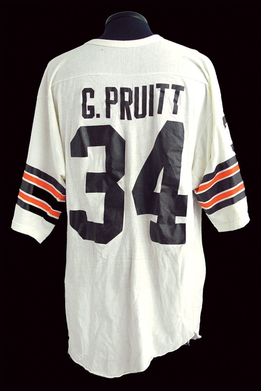 - Circa 1977 Greg Pruitt Game Used Jersey