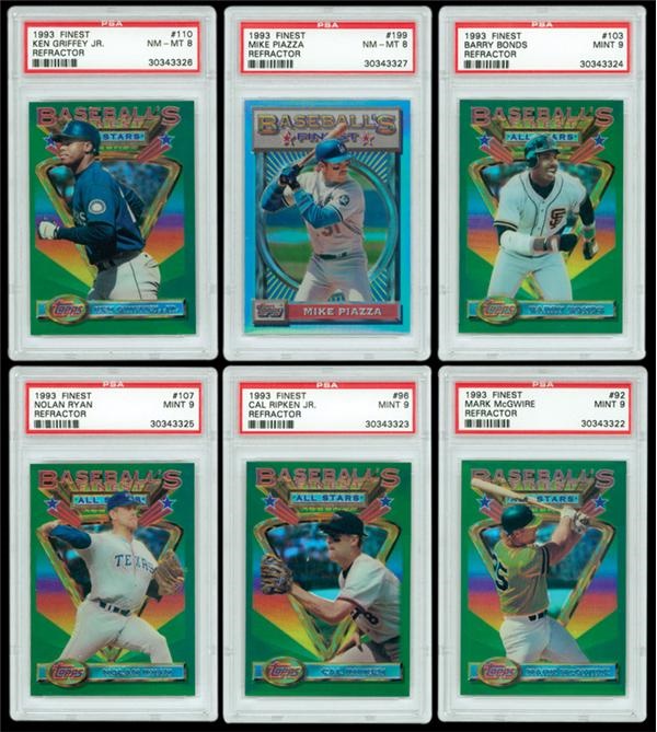 Baseball and Trading Cards - 1993 Topps Finest Refractors Complete Set