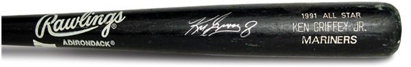 Bats - 1991 Ken Griffey Jr. All Star Game Used Bat (33.75”)