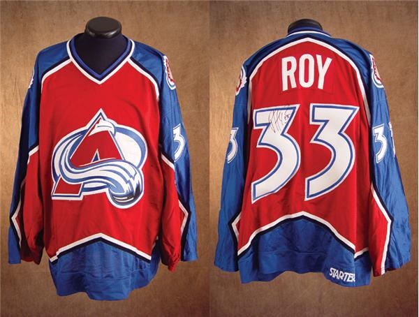 Hockey Sweaters - 1998-99 Patrick Roy Autographed Game Worn Jersey