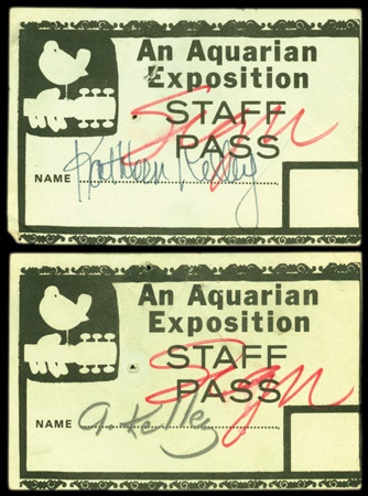 Never Before Seen 1969 Woodstock Passes (2)