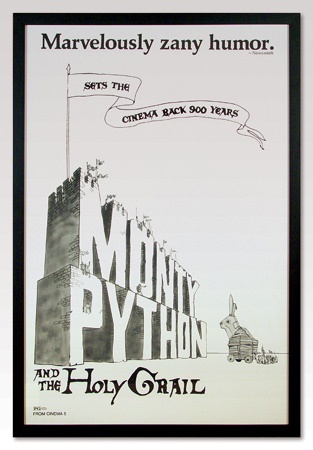 The Graham Chapman Collection - Monty Python's "Holy Grail" Movie Poster (27x41")