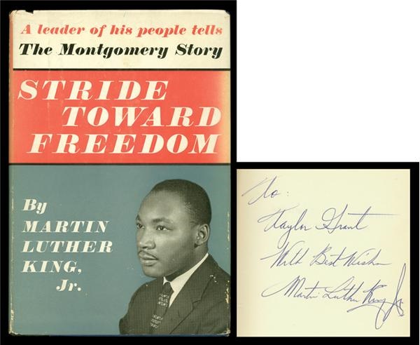 Martin Luther King Jr. Signed Book